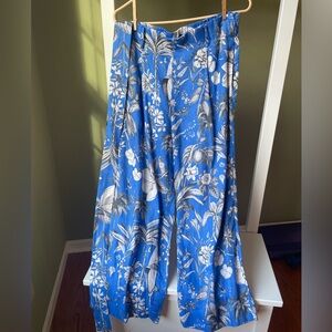 J. Crew Linen Wide Leg Pant